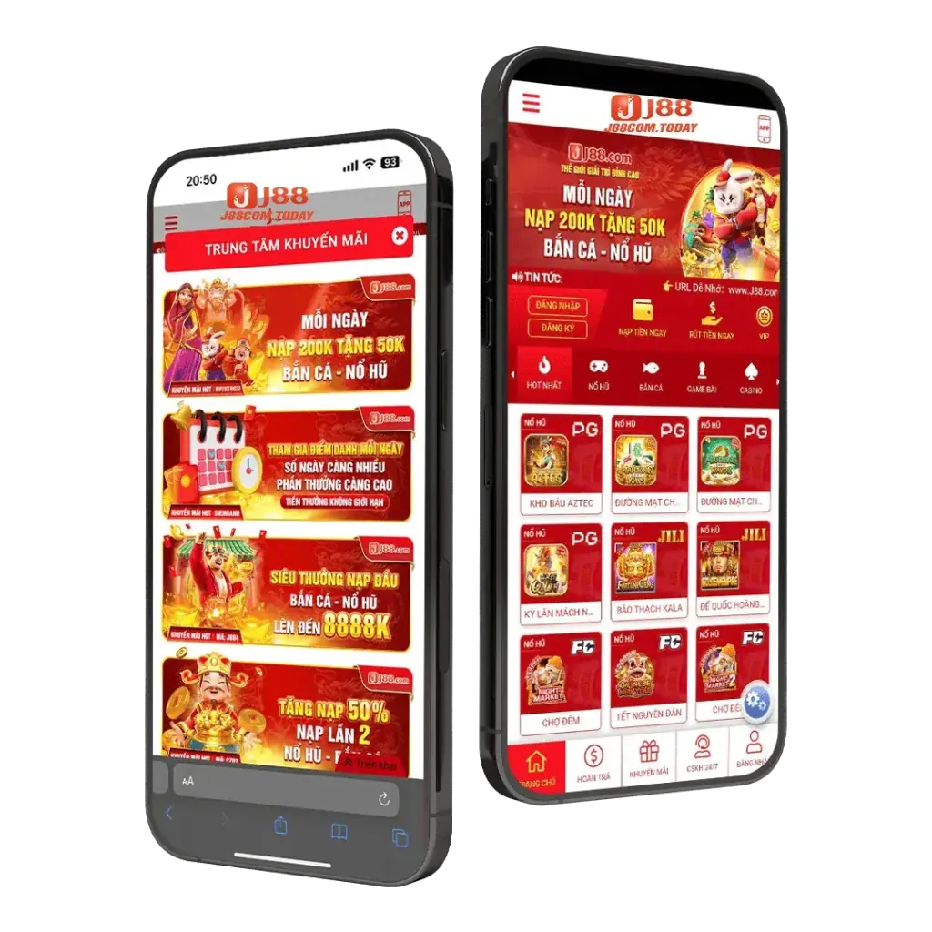 Giao diện ứng dụng 8xBet App trên điện thoại di động