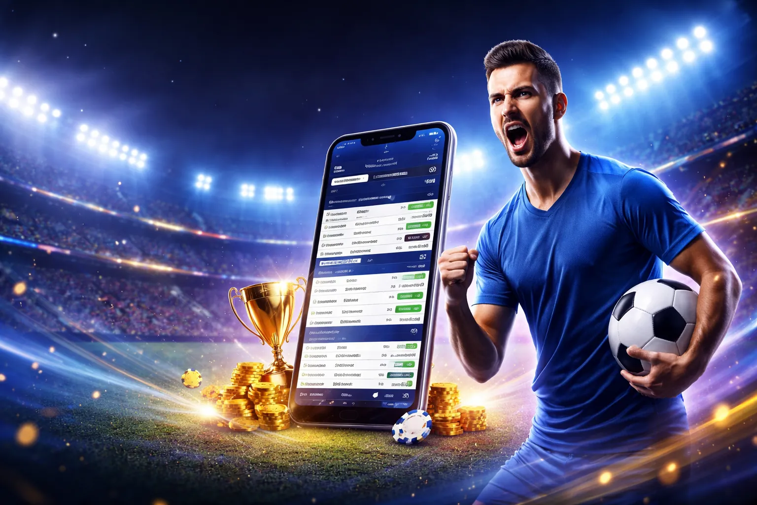 Giao diện 8xbet App trên điện thoại di động với các trò cá cược nổi bật