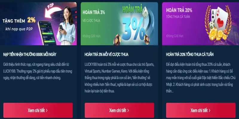 Hoàn trả không giới hạn trên 8xBet App